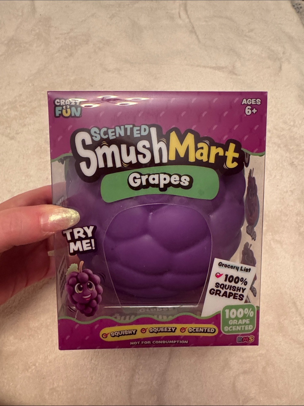 SmushMart Grapes Giant Squishy Toy